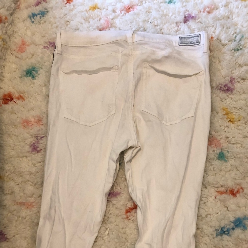 White Express Ripped Jeans - Picture 3 of 4